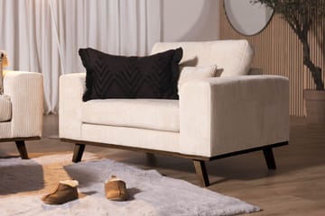 Copenhagen Fåtölj i Manchester - Beige - Möbler - Vardagsrum - Fåtöljer