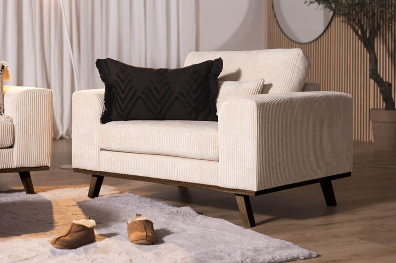 Copenhagen Fåtölj i Manchester - Beige - Möbler - Vardagsrum - Fåtöljer