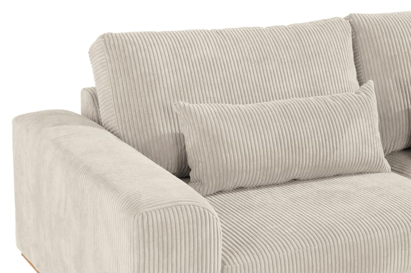 Copenhagen Soffgrupp 3-sits + 2-sits Soffa + Fåtölj + Fotpall i Manchester - Beige - Möbler - Vardagsrum - Soffgrupper