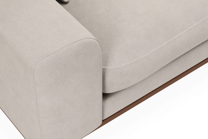 Copenhagen Premium Djup Fåtölj i Chenille - Beige - Möbler - Vardagsrum - Fåtöljer