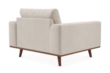 Copenhagen Premium Djup Fåtölj i Chenille - Beige - Möbler - Vardagsrum - Fåtöljer