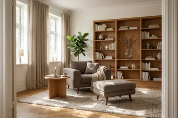 Copenhagen Premium Djup Fåtölj i Chenille - Brun - Möbler - Vardagsrum - Fåtöljer