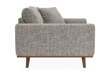 Copenhagen Premium Djup Fåtölj i Chenille - Grey - Möbler - Vardagsrum - Fåtöljer
