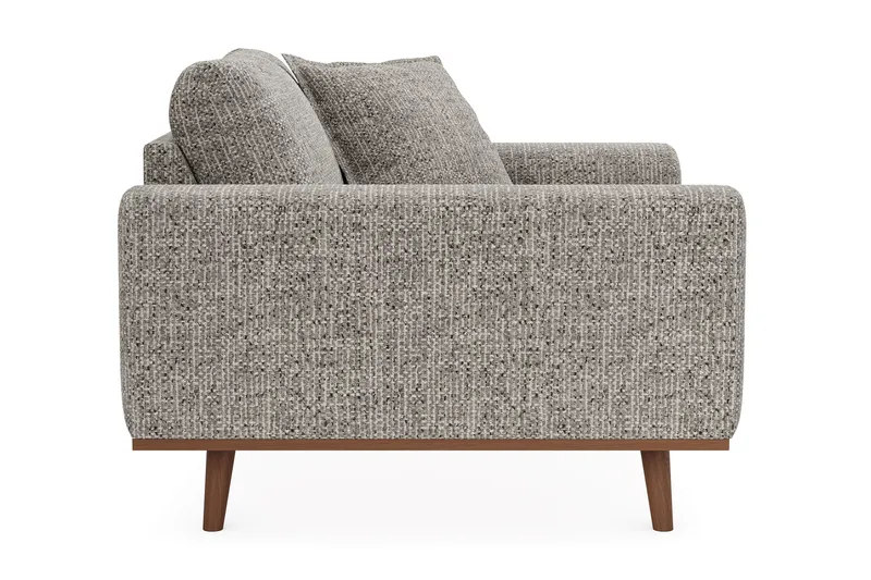 Copenhagen Premium Djup Fåtölj i Chenille - Grey - Möbler - Vardagsrum - Fåtöljer