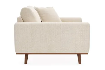Copenhagen Premium Djup Fåtölj i Chenille - Ljusbeige - Möbler - Vardagsrum - Fåtöljer