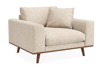 Copenhagen Premium Djup Fåtölj i Chenille - Beige - Möbler - Vardagsrum - Fåtöljer