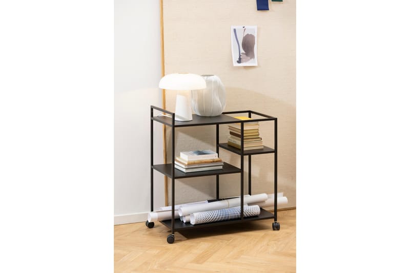 Crabtree Drinkvagn 78x40 cm - Svart - Möbler - Vardagsrum - Serveringsvagn & drinkvagn