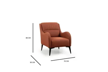 Daler Fåtölj - Röd - Möbler - Vardagsrum - Fåtöljer