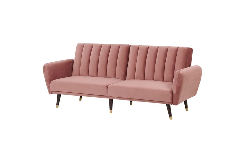 Debrina Bäddsoffa 3-sits - Rosa - Möbler - Vardagsrum - Bäddsoffor