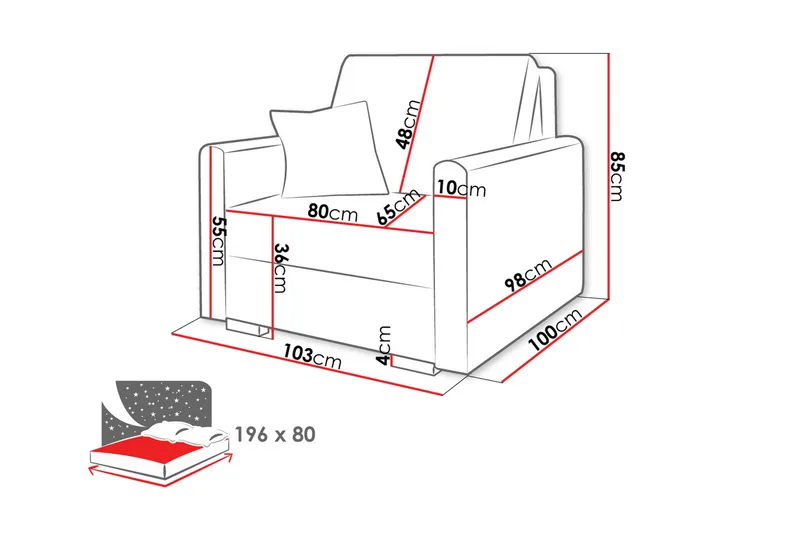 Denegal Fåtölj - Möbler - Vardagsrum - Fåtöljer