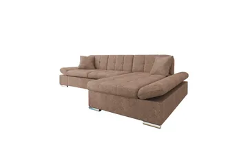 Djerra Bäddsoffa med Schäslong 3-sits i Bouclé