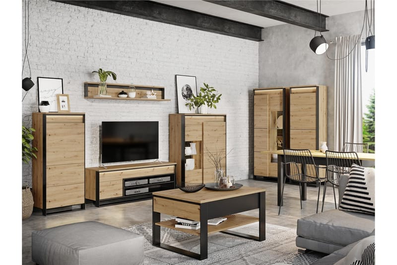 Dorana Möbelset För Vardagsrum - Beige - Möbler - Vardagsrum - Möbelset för vardagsrum