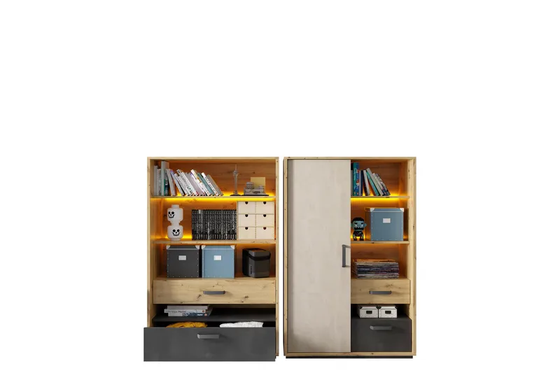 Drifts Möbelset För Vardagsrum, Grå