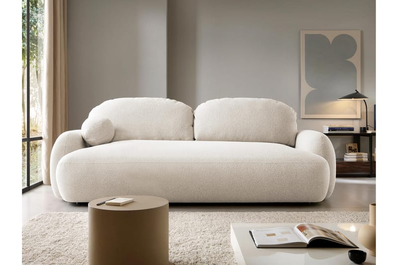 Efrem Bäddsoffa 3-sits - Beige - Möbler - Vardagsrum - Bäddsoffor