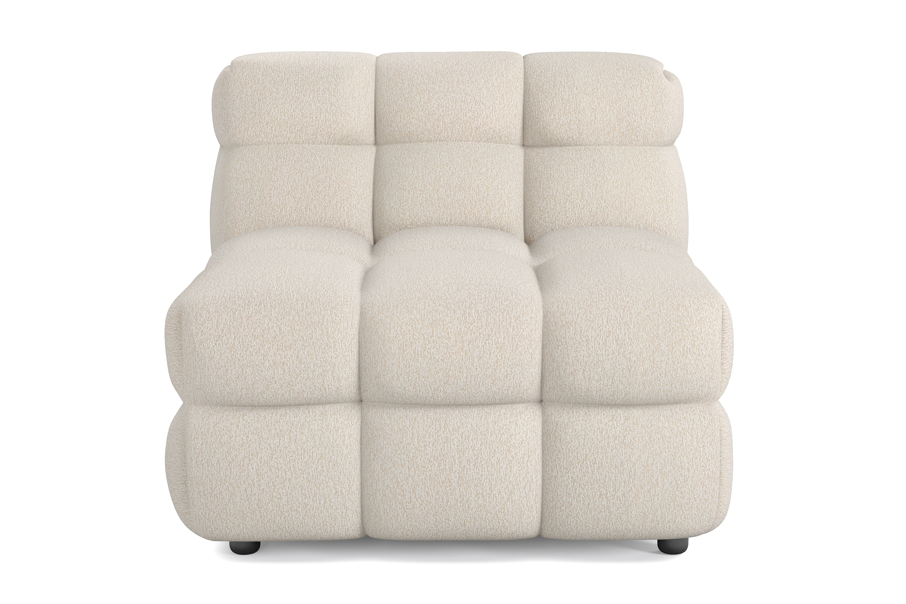 elise bubblig fåtölj - beige