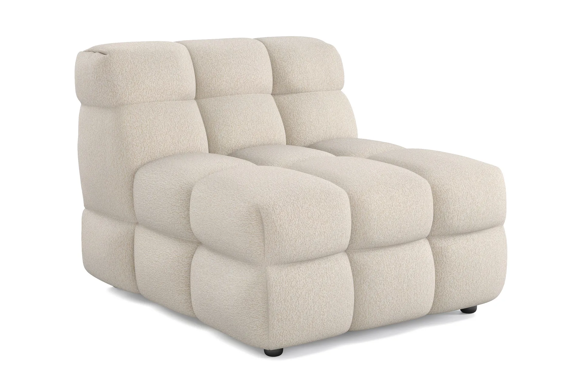 elise bubblig fåtölj - beige