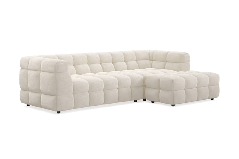 Elise Bubblig Soffgrupp 3-sits Divansoffa Vänster + Fåtölj - Beige - Möbler - Vardagsrum - Soffgrupper