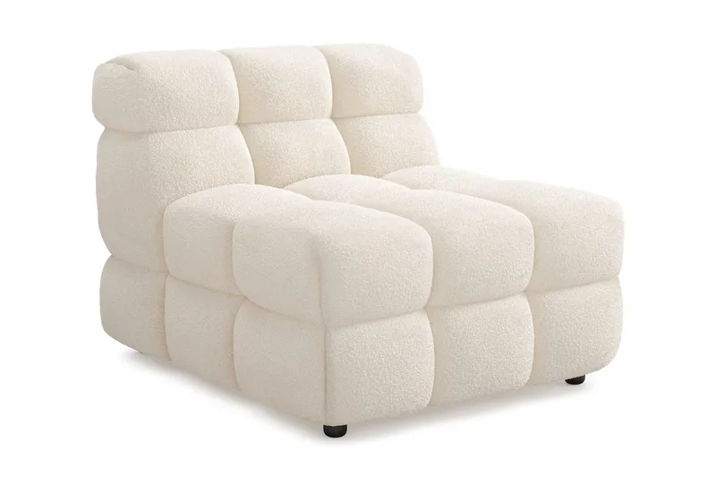 Elise Bubblig Soffgrupp 3-sits Soffa + Fåtölj - Beige - Möbler - Vardagsrum - Soffgrupper