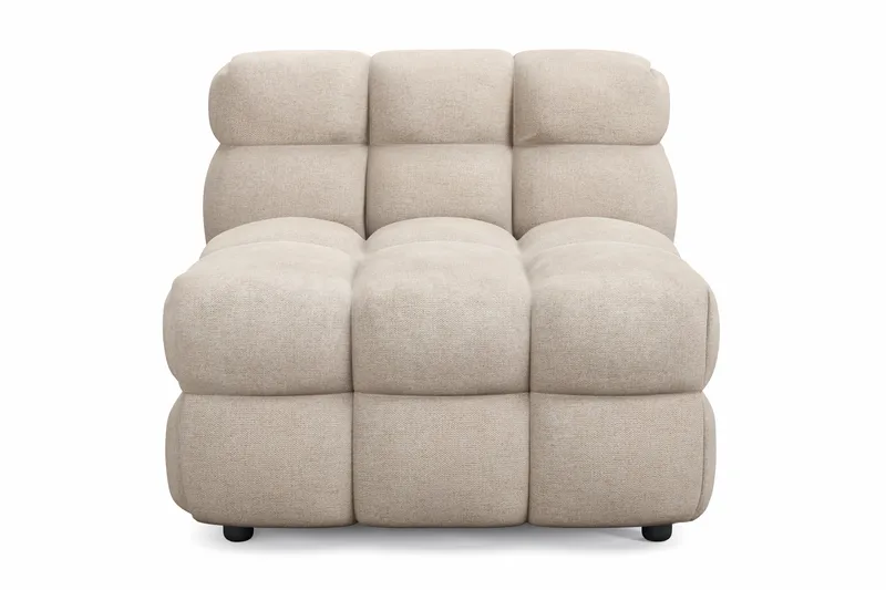 Elise Bubblig Soffgrupp 4-sits Divansoffa Höger + Fåtölj - Beige - Möbler - Vardagsrum - Soffgrupper