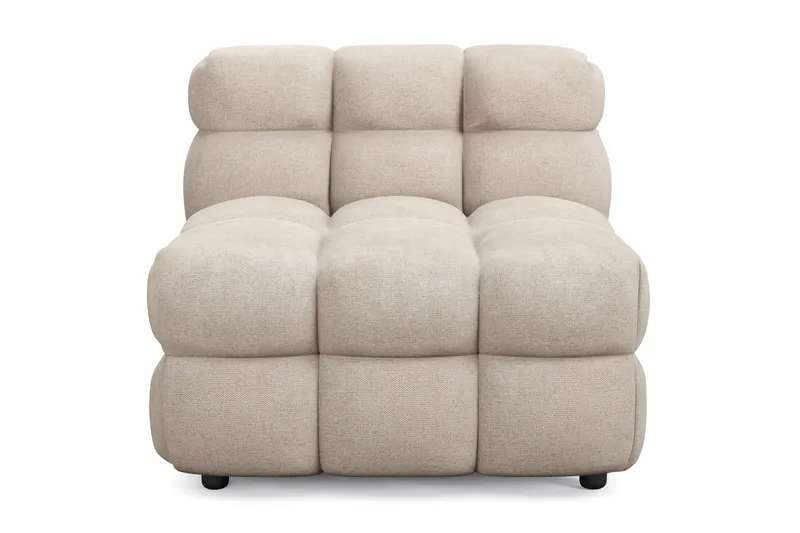 Elise Bubblig Soffgrupp 4-sits Divansoffa Vänster + Fåtölj - Beige - Möbler - Vardagsrum - Soffgrupper