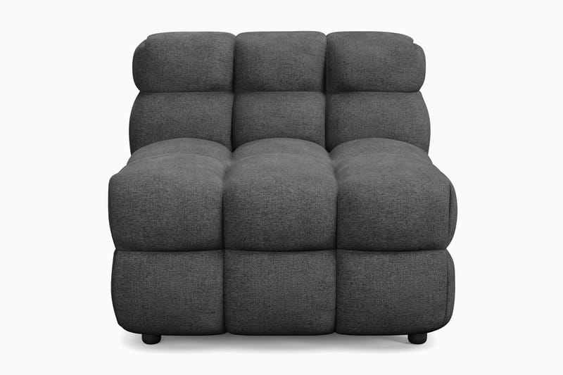 Elise Bubblig Soffgrupp 4-sits Soffa + Fåtölj - Mörkgrå - Möbler - Vardagsrum - Soffgrupper