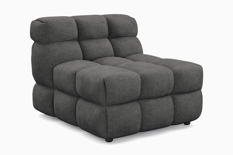 Elise Bubblig Soffgrupp 4-sits Soffa + Fåtölj - Mörkgrå - Möbler - Vardagsrum - Soffgrupper