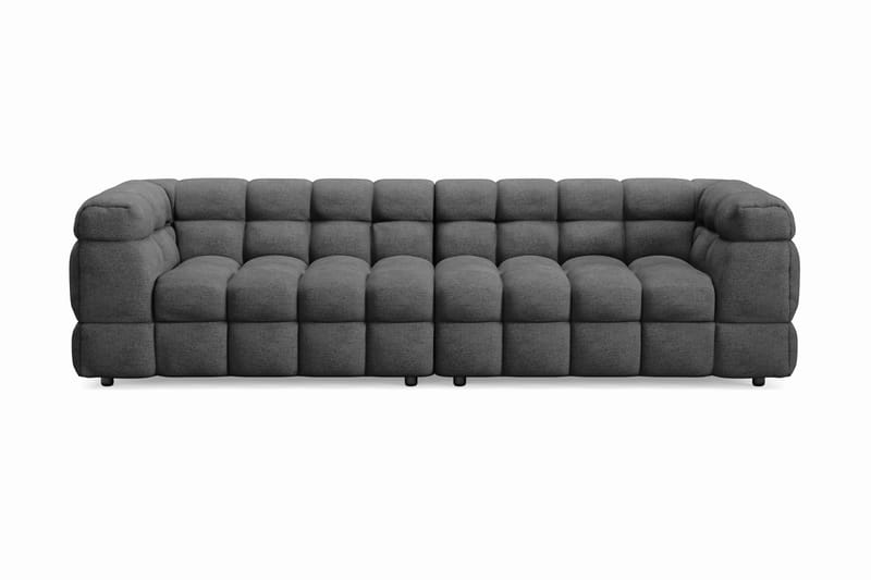 Elise Bubblig Soffgrupp 4-sits Soffa + Fåtölj - Mörkgrå - Möbler - Vardagsrum - Soffgrupper
