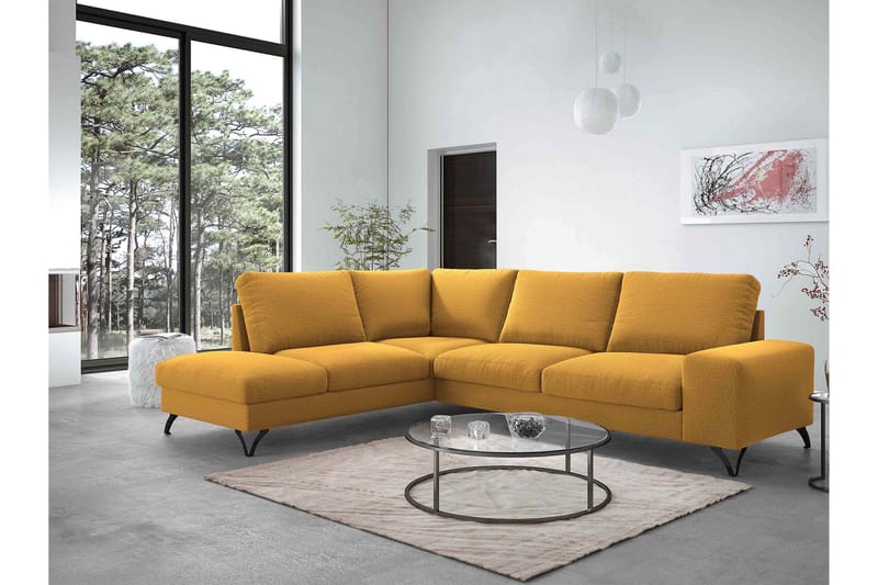 Emet Bäddsoffa med Schäslong 4-sits - Grå - Möbler - Vardagsrum - Bäddsoffor