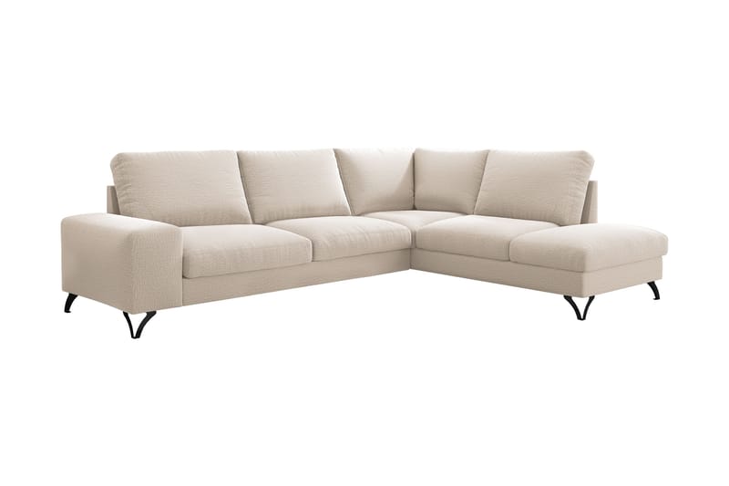 Emet Bäddsoffa med Schäslong 4-sits, Grå