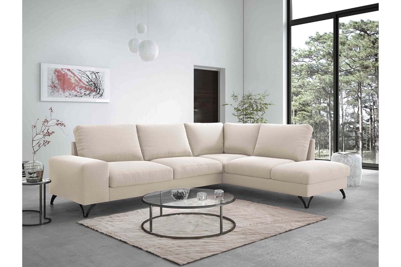 Emet Bäddsoffa med Schäslong 4-sits - Grå - Möbler - Vardagsrum - Bäddsoffor