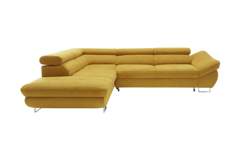 Fabio Divanbäddsoffa 280x235x88 cm, Gul
