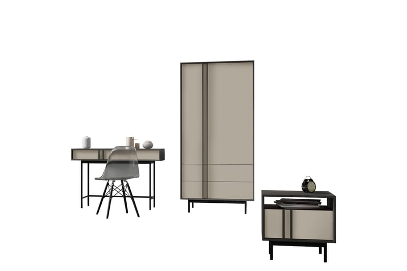 Farshian Möbelset För Vardagsrum - Grå/Beige - Möbler - Vardagsrum - Möbelset för vardagsrum