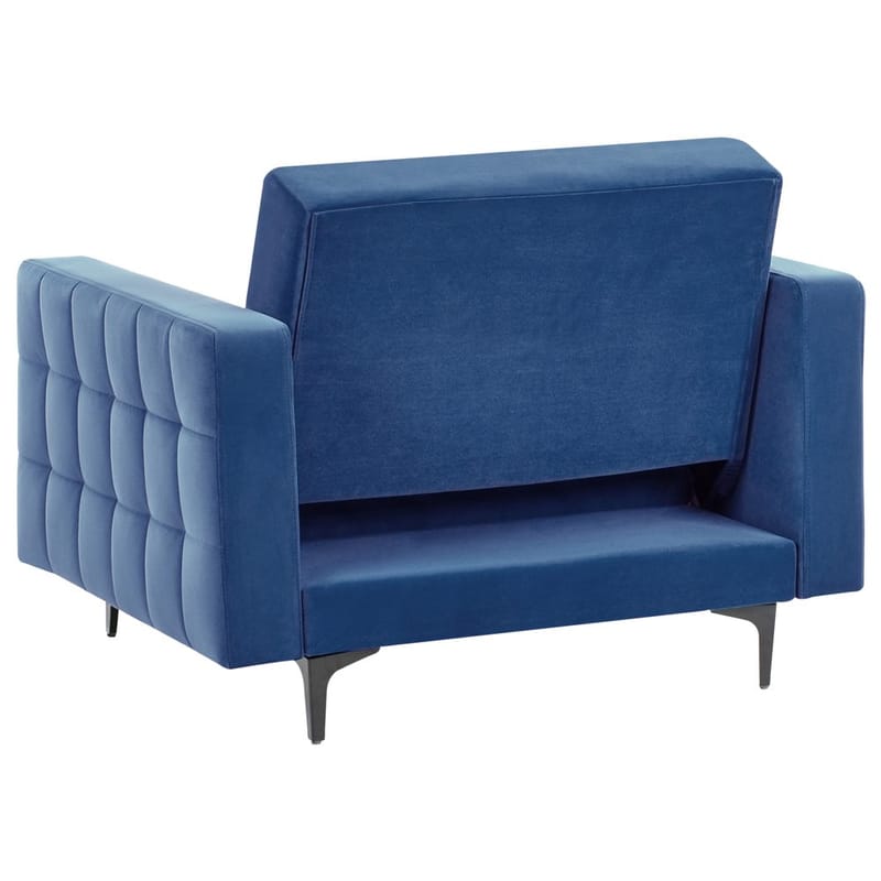 Fåtölj Aberdeen - Blå, Svart - Möbler - Vardagsrum - Fåtöljer - Bäddfåtöljer