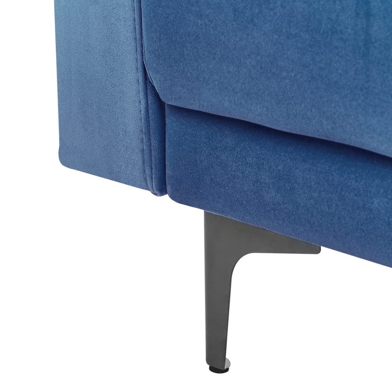 Fåtölj Aberdeen - Blå, Svart - Möbler - Vardagsrum - Fåtöljer - Liggfåtöljer