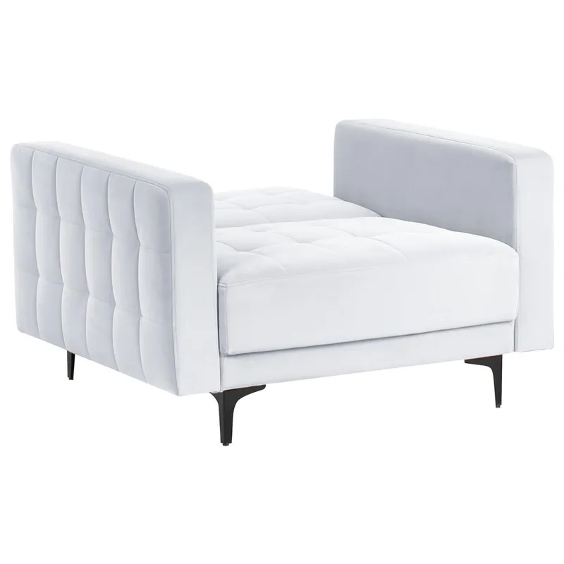 Fåtölj Aberdeen - Ljusgrå, svart - Möbler - Vardagsrum - Fåtöljer - Liggfåtöljer