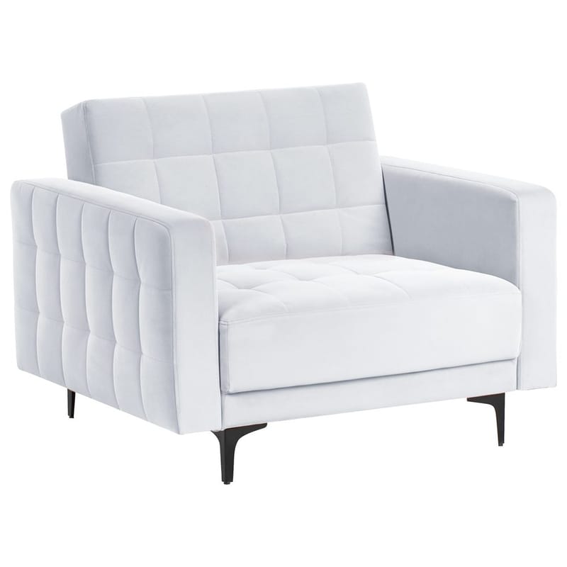 Fåtölj Aberdeen - Ljusgrå, svart - Möbler - Vardagsrum - Fåtöljer - Liggfåtöljer