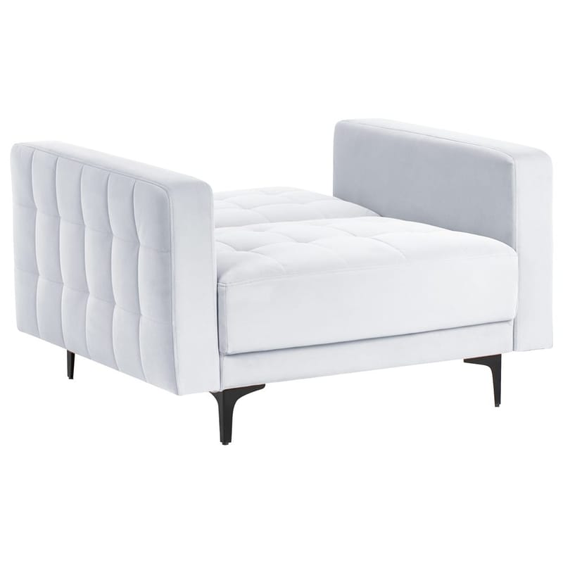 Fåtölj Aberdeen - Ljusgrå, svart - Möbler - Vardagsrum - Fåtöljer - Liggfåtöljer