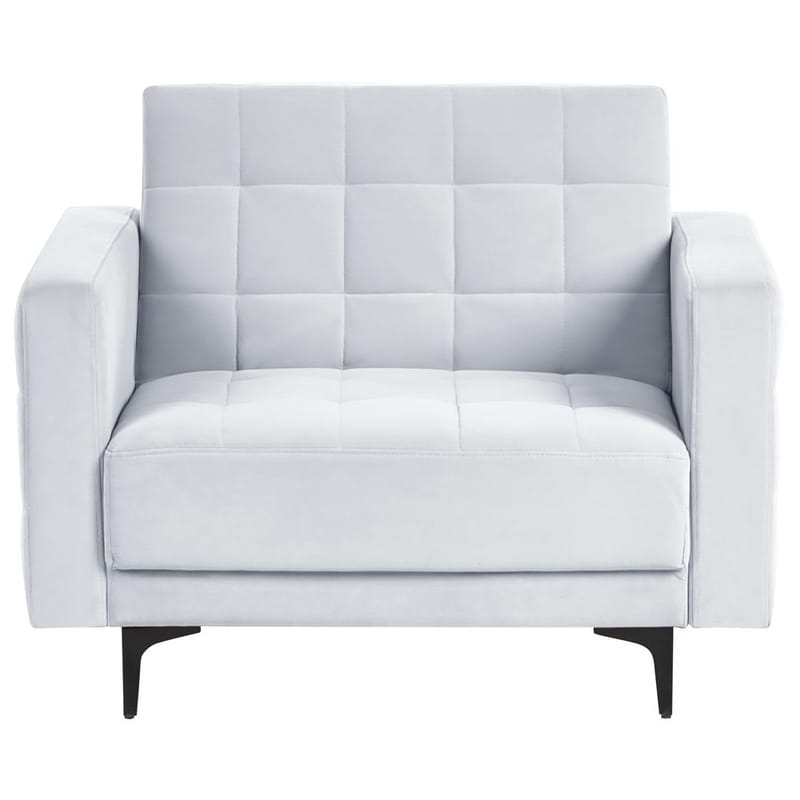 Fåtölj Aberdeen - Ljusgrå, svart - Möbler - Vardagsrum - Fåtöljer - Liggfåtöljer