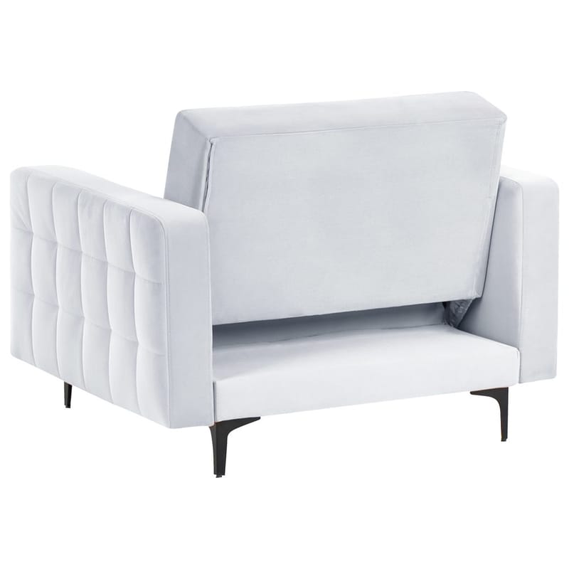 Fåtölj Aberdeen - Ljusgrå, svart - Möbler - Vardagsrum - Fåtöljer - Liggfåtöljer