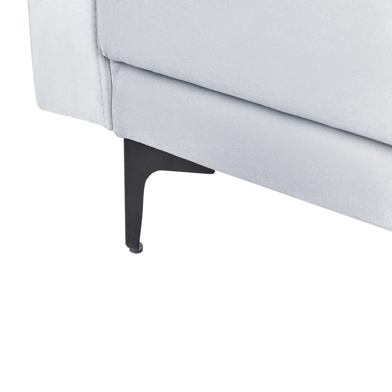 Fåtölj Aberdeen - Ljusgrå, svart - Möbler - Vardagsrum - Fåtöljer - Liggfåtöljer