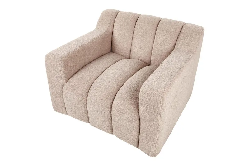 Fåtölj Agerup - Beige - Möbler - Vardagsrum - Fåtöljer