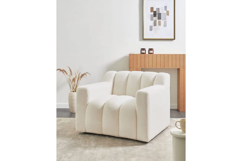 Fåtölj Agerup - Vit - Möbler - Vardagsrum - Fåtöljer
