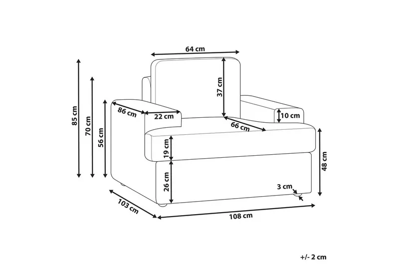 Fåtölj Alla - Grå - Möbler - Vardagsrum - Fåtöljer