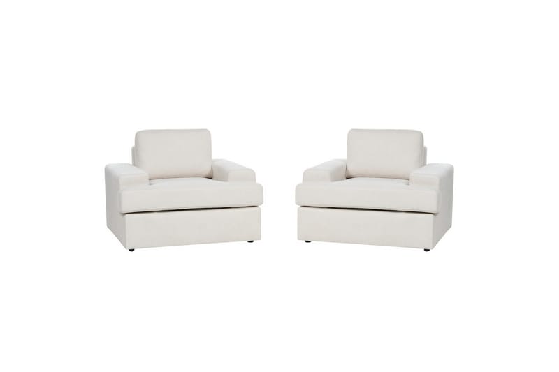 Fåtölj Alla set om 2 Beige - Beige - Möbler - Vardagsrum - Fåtöljer