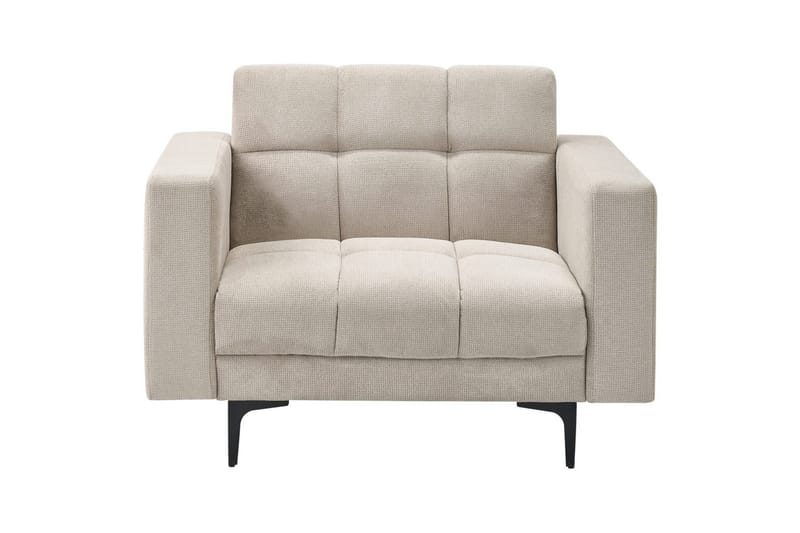 Fåtölj Alnes Beige/svart - Beige/svart - Möbler - Vardagsrum - Fåtöljer