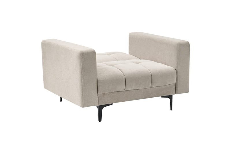 Fåtölj Alnes Beige/svart - Beige/svart - Möbler - Vardagsrum - Fåtöljer