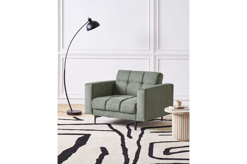 Fåtölj Alnes Grön/Svart - Grön/Svart - Möbler - Vardagsrum - Fåtöljer
