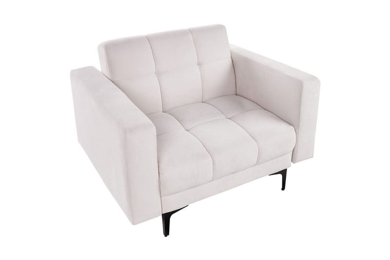 Fåtölj Alnes Off-white/Svart - Off-white/Svart - Möbler - Vardagsrum - Fåtöljer