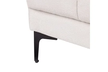 Fåtölj Alnes Off-white/Svart - Off-white/Svart - Möbler - Vardagsrum - Fåtöljer