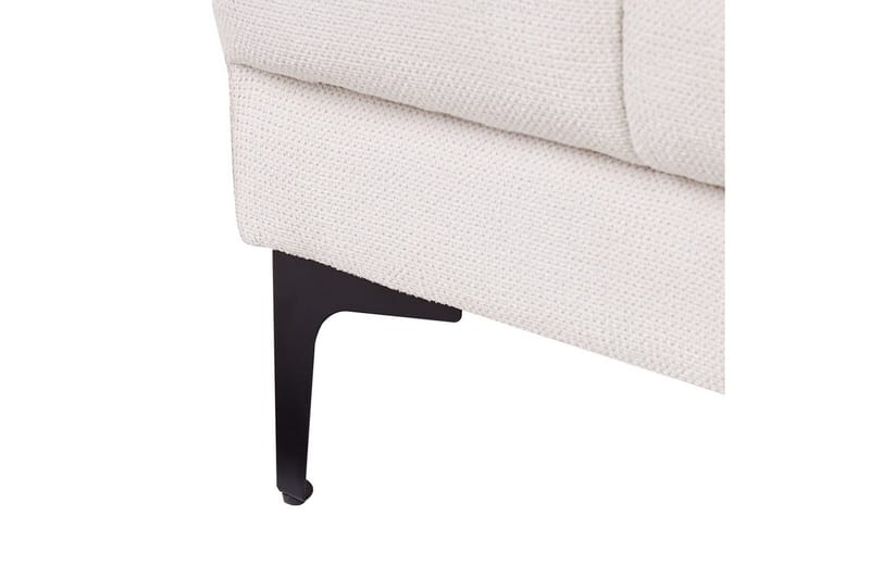 Fåtölj Alnes Off-white/Svart - Off-white/Svart - Möbler - Vardagsrum - Fåtöljer